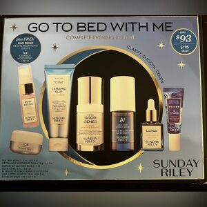 Sunday Riley bedtime skin routine set